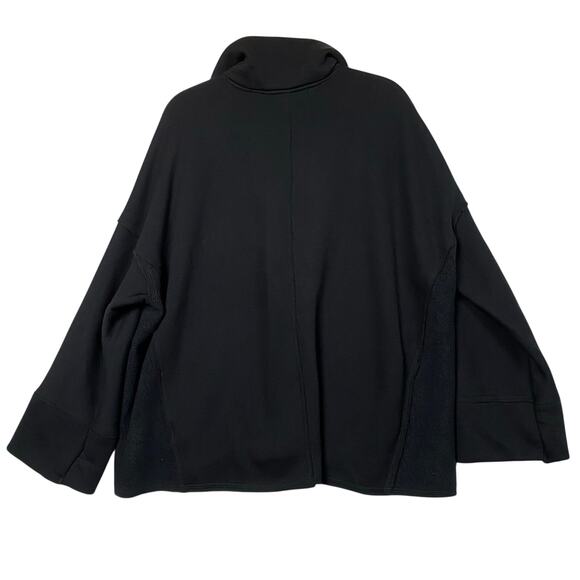 Free People Black Oversized Sweatshirt - Picture 3 of 10